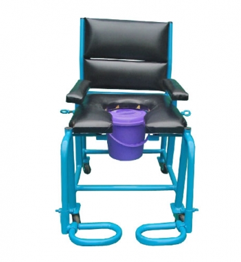 Commode Chair with Castor Wheels