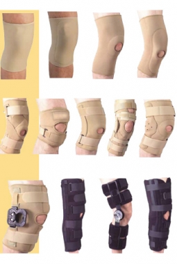 Assorted knee supports